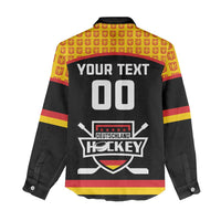 Custom Germany Hockey Women Casual Shirt Trager der Adler Flag Style