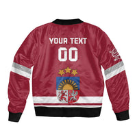 Custom Latvia Hockey Bomber Jacket Latvijas Go Champions