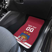 Custom Latvia Hockey Car Mats Latvijas Go Champions