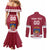 Custom Latvia Hockey Couples Matching Mermaid Dress and Long Sleeve Button Shirt Latvijas Go Champions