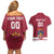 Custom Latvia Hockey Couples Matching Off Shoulder Short Dress and Hawaiian Shirt Latvijas Go Champions