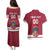 Custom Latvia Hockey Couples Matching Puletasi and Hawaiian Shirt Latvijas Go Champions