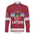 Custom Latvia Hockey Family Matching Short Sleeve Bodycon Dress and Hawaiian Shirt Latvijas Go Champions