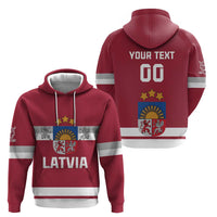 Custom Latvia Hockey Hoodie Latvijas Go Champions