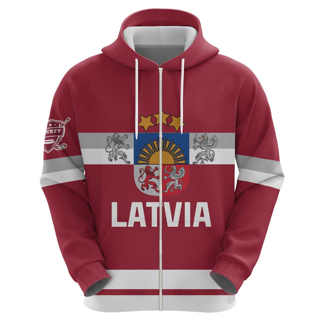 Custom Latvia Hockey Hoodie Latvijas Go Champions