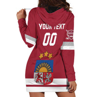Custom Latvia Hockey Hoodie Dress Latvijas Go Champions
