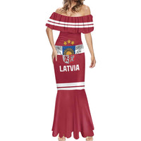 Custom Latvia Hockey Mermaid Dress Latvijas Go Champions