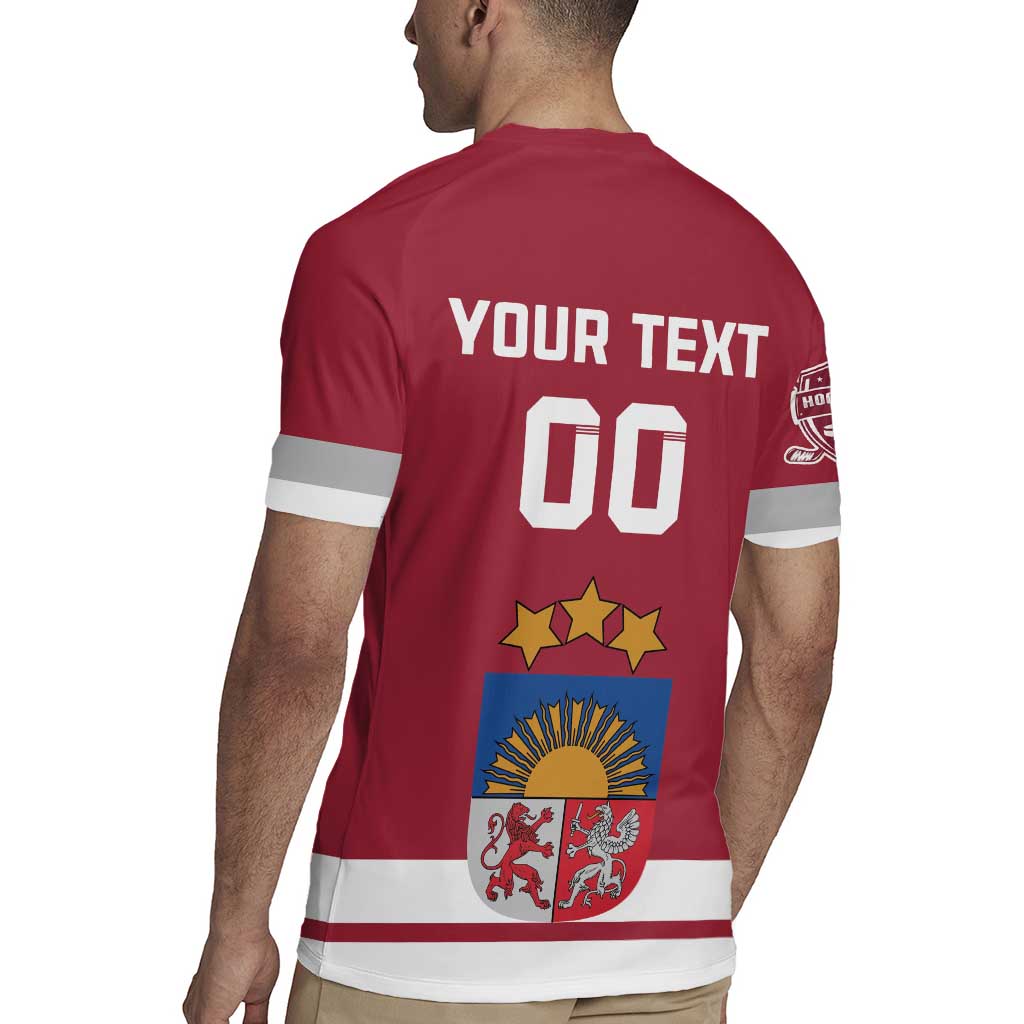 Custom Latvia Hockey Rugby Jersey Latvijas Go Champions