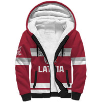 Custom Latvia Hockey Sherpa Hoodie Latvijas Go Champions