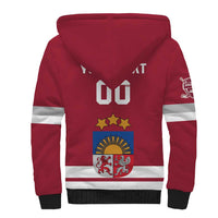 Custom Latvia Hockey Sherpa Hoodie Latvijas Go Champions