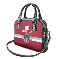 Custom Latvia Hockey Shoulder Handbag Latvijas Go Champions