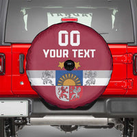 Custom Latvia Hockey Spare Tire Cover Latvijas Go Champions