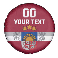 Custom Latvia Hockey Spare Tire Cover Latvijas Go Champions