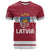 Custom Latvia Hockey T Shirt Latvijas Go Champions