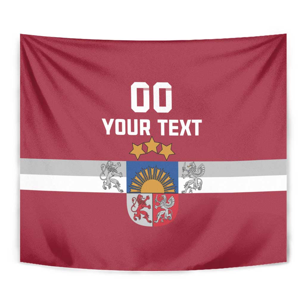 Custom Latvia Hockey Tapestry Latvijas Go Champions