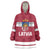 Custom Latvia Hockey Wearable Blanket Hoodie Latvijas Go Champions