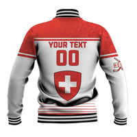 Custom Switzerland Hockey Baseball Jacket Come On La Nati