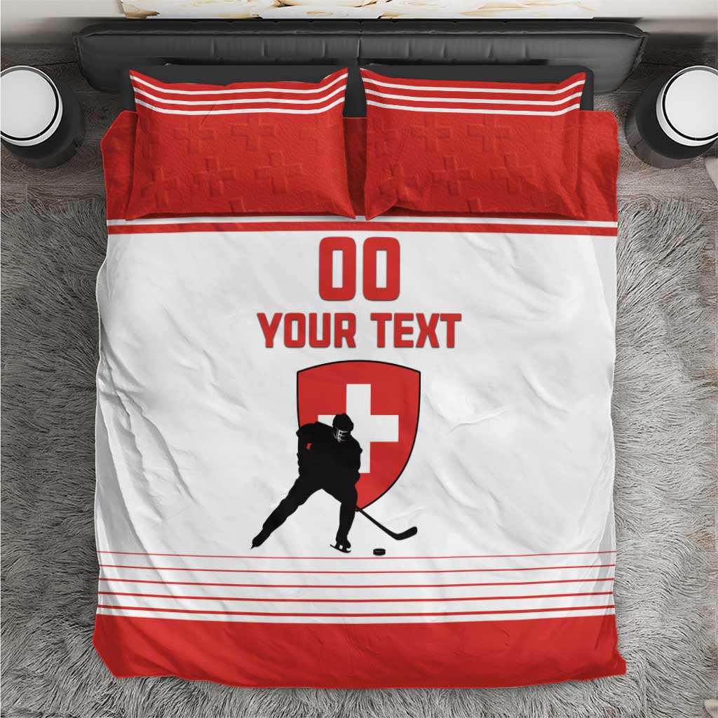 Custom Switzerland Hockey Bedding Set Come On La Nati