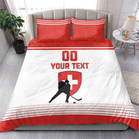 Custom Switzerland Hockey Bedding Set Come On La Nati