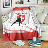 Custom Switzerland Hockey Blanket Come On La Nati