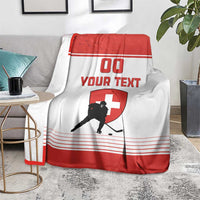 Custom Switzerland Hockey Blanket Come On La Nati