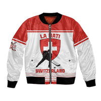 Custom Switzerland Hockey Bomber Jacket Come On La Nati
