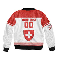 Custom Switzerland Hockey Bomber Jacket Come On La Nati