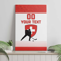 Custom Switzerland Hockey Canvas Wall Art Come On La Nati