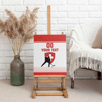 Custom Switzerland Hockey Canvas Wall Art Come On La Nati