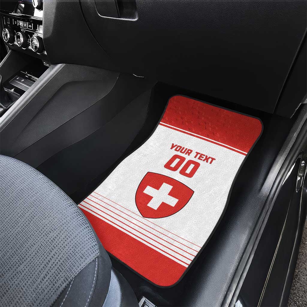 Custom Switzerland Hockey Car Mats Come On La Nati