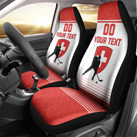 Custom Switzerland Hockey Car Seat Cover Come On La Nati