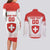 Custom Switzerland Hockey Couples Matching Long Sleeve Bodycon Dress and Long Sleeve Button Shirt Come On La Nati