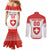 Custom Switzerland Hockey Couples Matching Mermaid Dress and Long Sleeve Button Shirt Come On La Nati