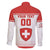 Custom Switzerland Hockey Family Matching Long Sleeve Bodycon Dress and Hawaiian Shirt Come On La Nati
