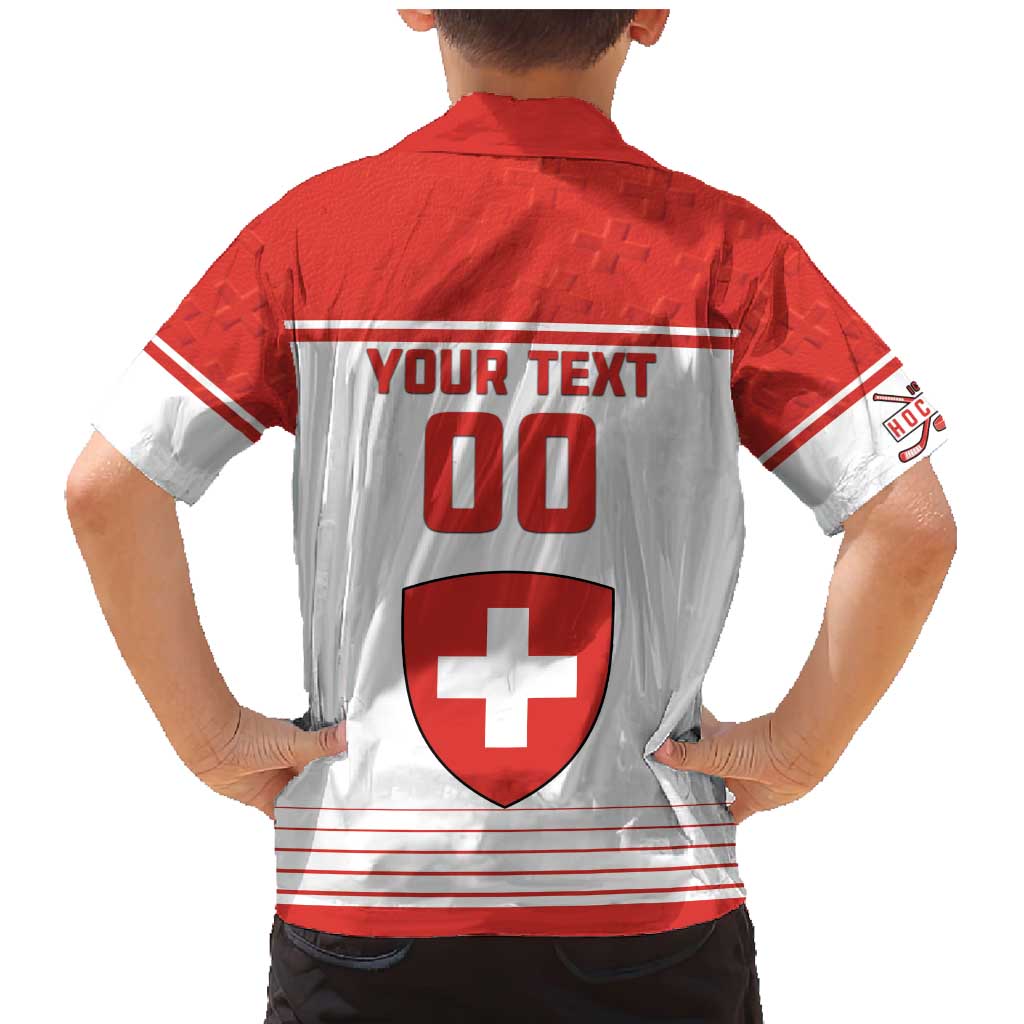 Custom Switzerland Hockey Family Matching Mermaid Dress and Hawaiian Shirt Come On La Nati