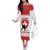 Custom Switzerland Hockey Family Matching Off The Shoulder Long Sleeve Dress and Hawaiian Shirt Come On La Nati