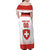 Custom Switzerland Hockey Family Matching Off Shoulder Maxi Dress and Hawaiian Shirt Come On La Nati