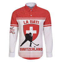 Custom Switzerland Hockey Family Matching Summer Maxi Dress and Hawaiian Shirt Come On La Nati