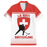 Custom Switzerland Hockey Family Matching Tank Maxi Dress and Hawaiian Shirt Come On La Nati