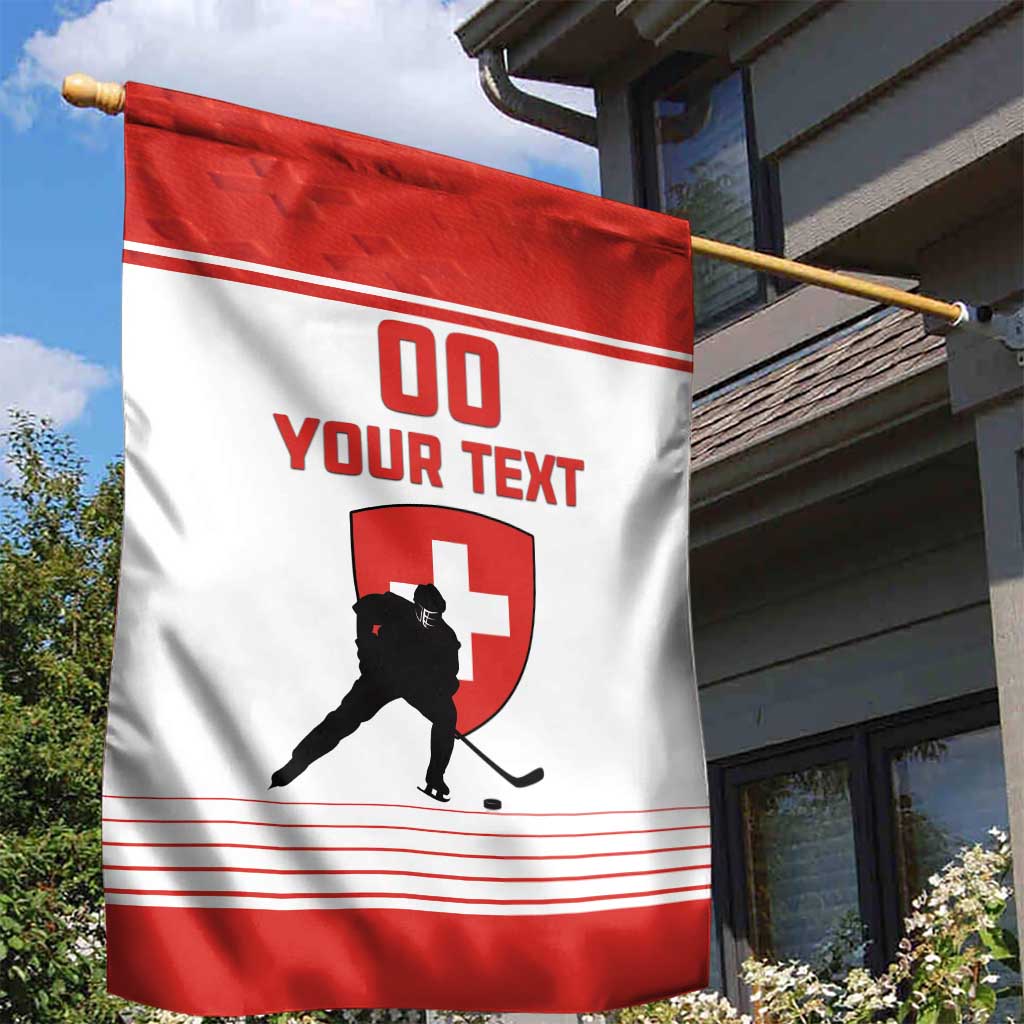 Custom Switzerland Hockey Garden Flag Come On La Nati