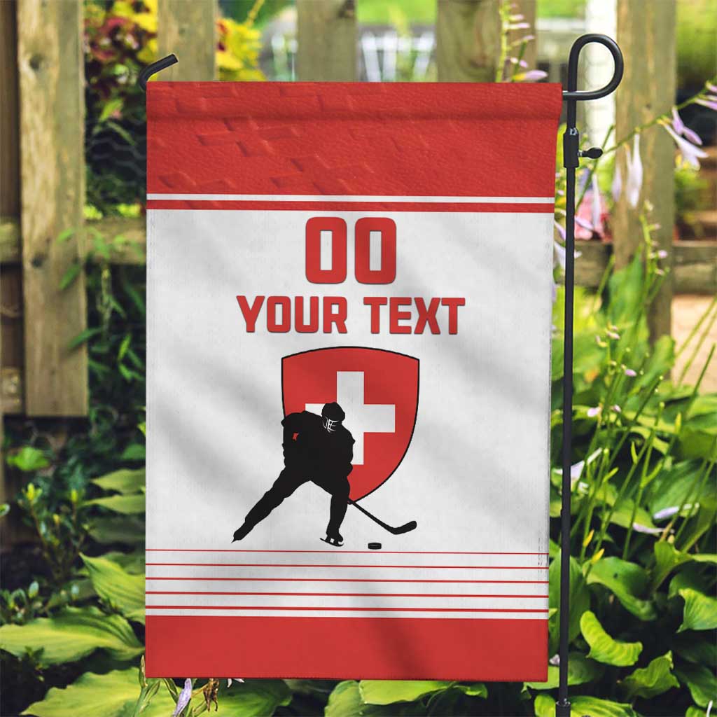 Custom Switzerland Hockey Garden Flag Come On La Nati