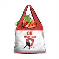 Custom Switzerland Hockey Grocery Bag Come On La Nati