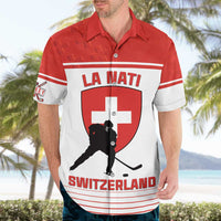 Custom Switzerland Hockey Hawaiian Shirt Come On La Nati
