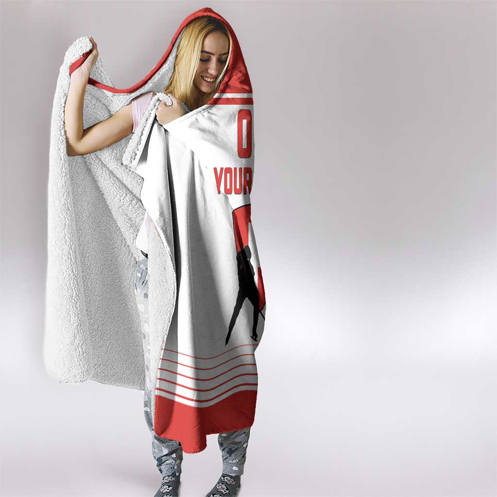 Custom Switzerland Hockey Hooded Blanket Come On La Nati