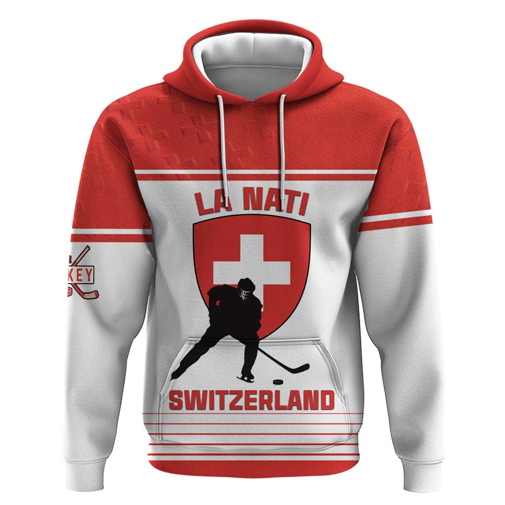 Custom Switzerland Hockey Hoodie Come On La Nati