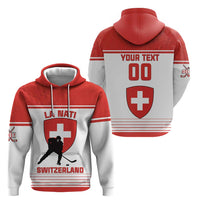 Custom Switzerland Hockey Hoodie Come On La Nati