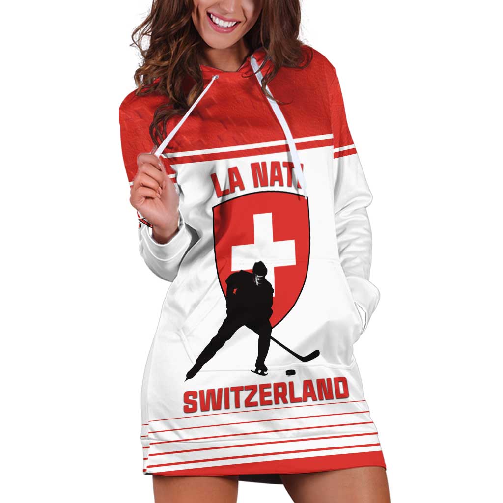 Custom Switzerland Hockey Hoodie Dress Come On La Nati