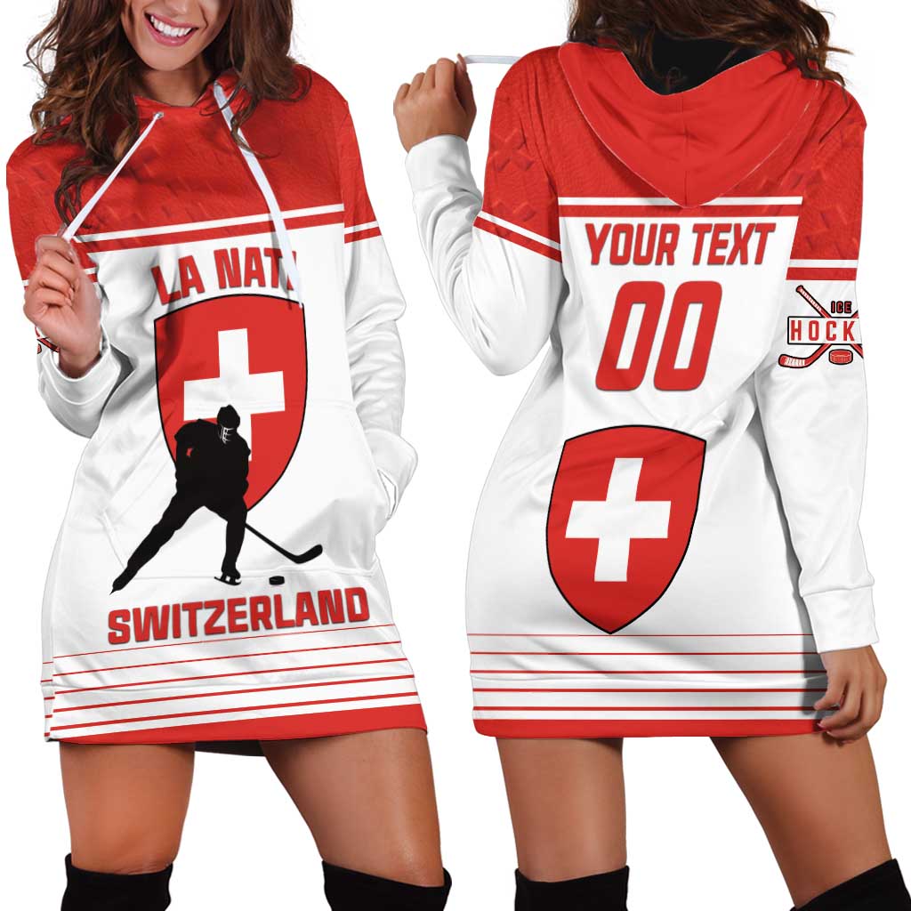 Custom Switzerland Hockey Hoodie Dress Come On La Nati
