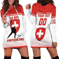 Custom Switzerland Hockey Hoodie Dress Come On La Nati