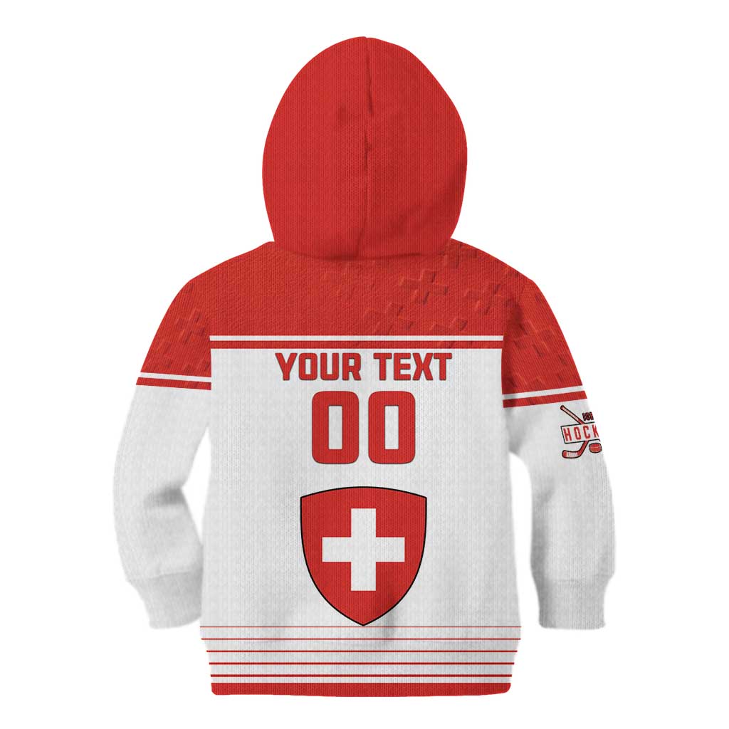 Custom Switzerland Hockey Kid Hoodie Come On La Nati
